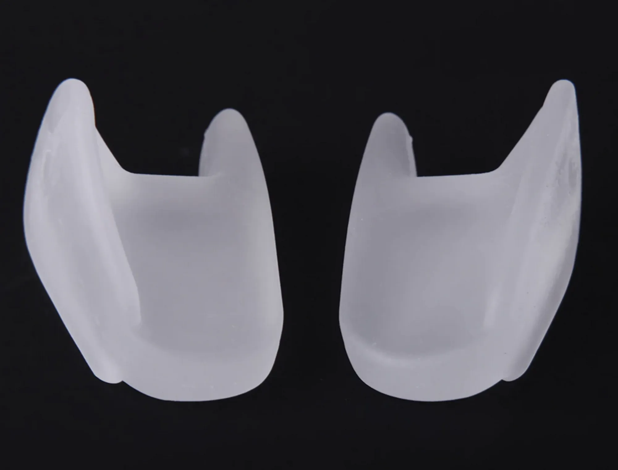 1 Pair Silicone Bone Thumb Orthotics Corrector Toe Wedge Toe Separator