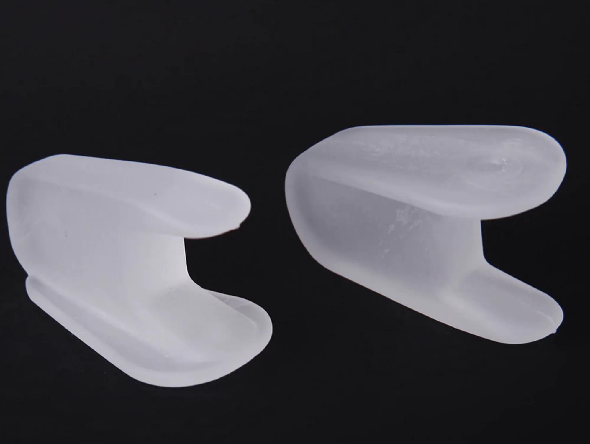 1 Pair Silicone Bone Thumb Orthotics Corrector Toe Wedge Toe Separator