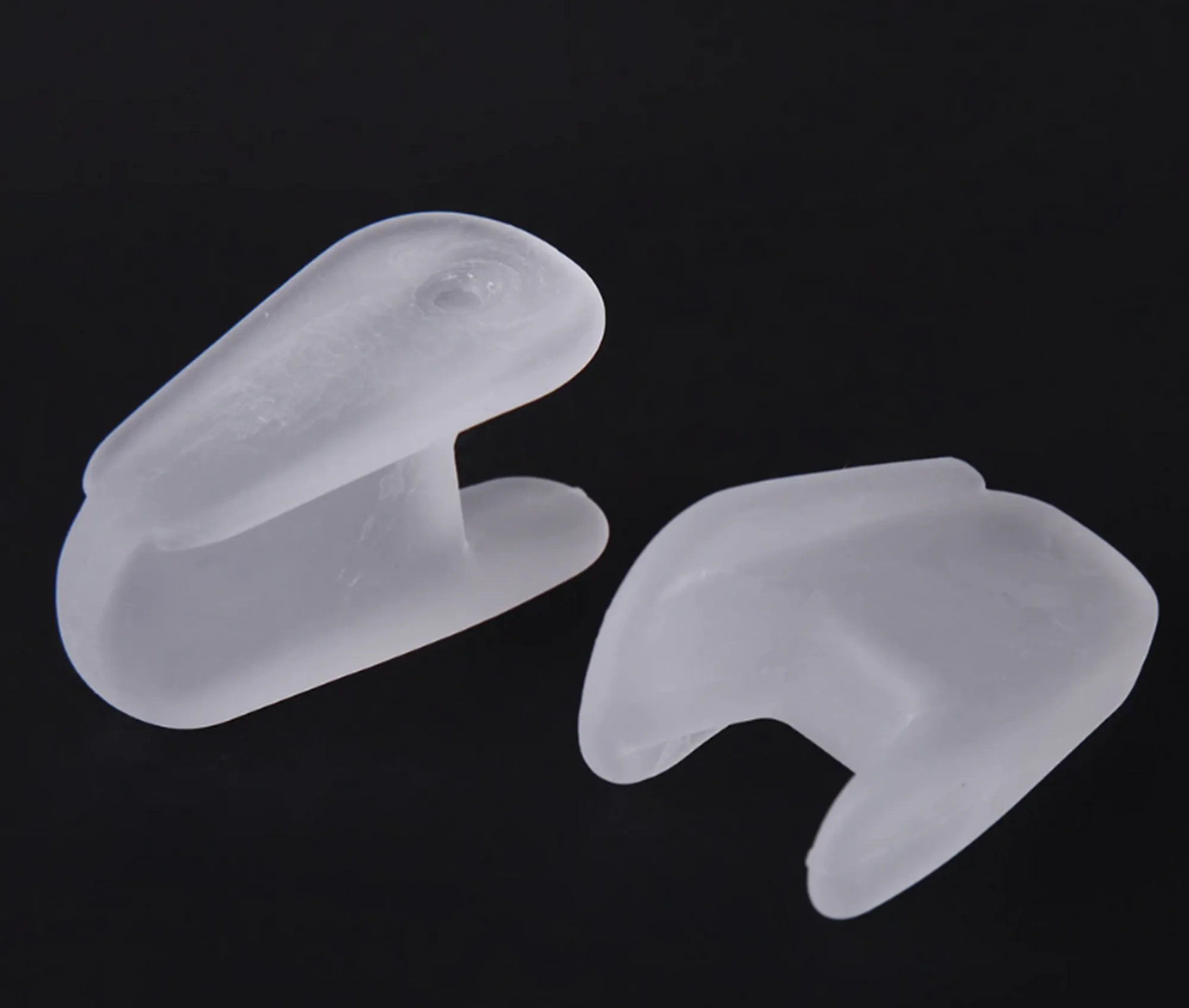 1 Pair Silicone Bone Thumb Orthotics Corrector Toe Wedge Toe Separator