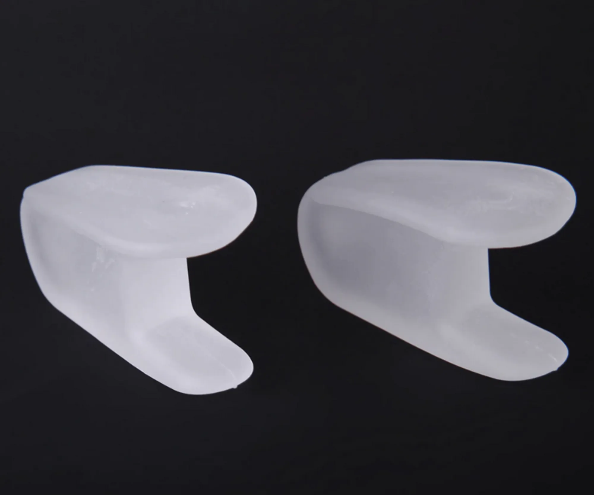 1 Pair Silicone Bone Thumb Orthotics Corrector Toe Wedge Toe Separator