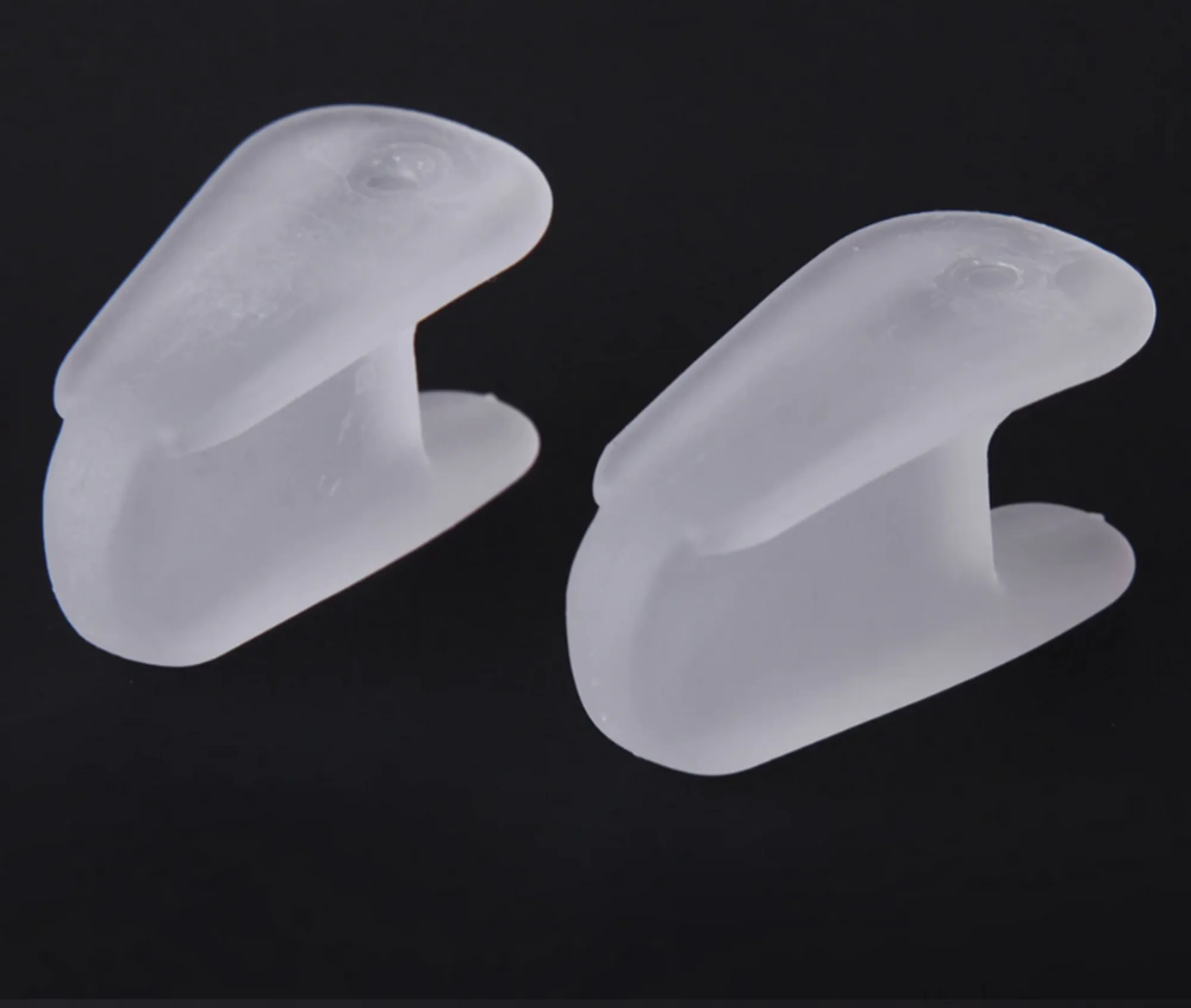 1 Pair Silicone Bone Thumb Orthotics Corrector Toe Wedge Toe Separator