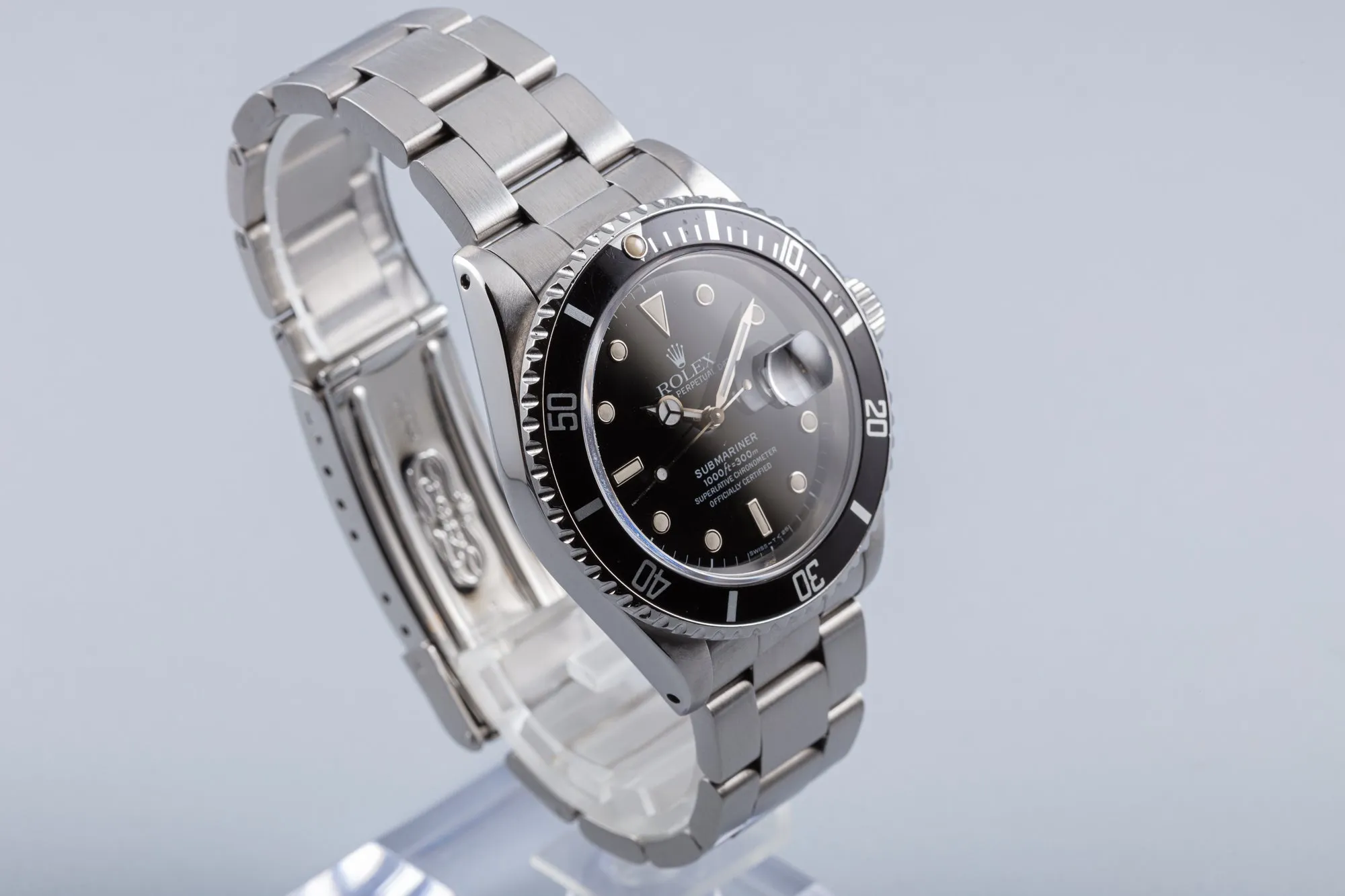 1989 Rolex Submariner 16610 with Box & Papers