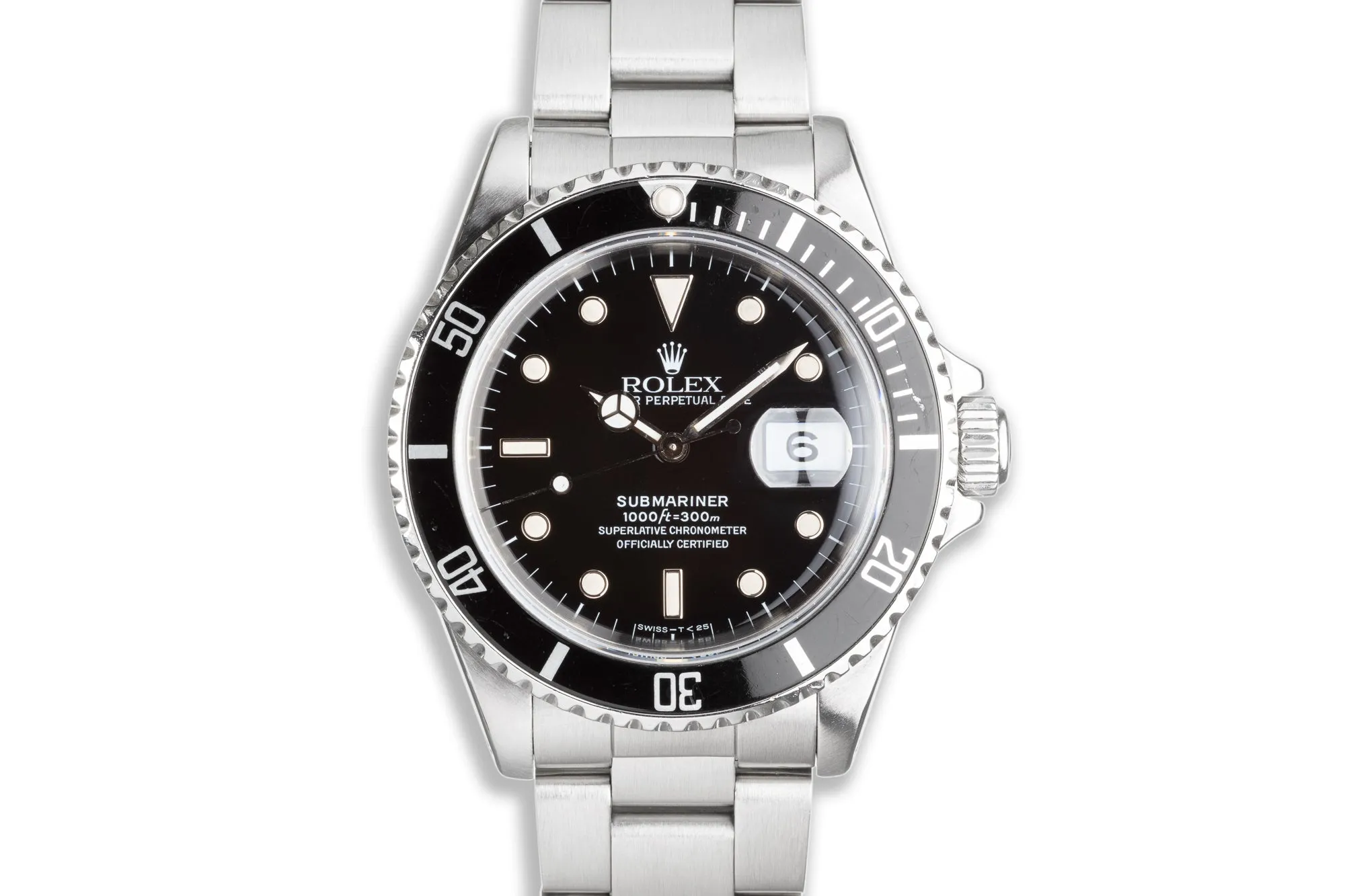 1989 Rolex Submariner 16610 with Box & Papers
