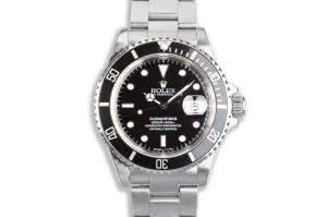 1996 Unpolished Rolex Submariner 16610