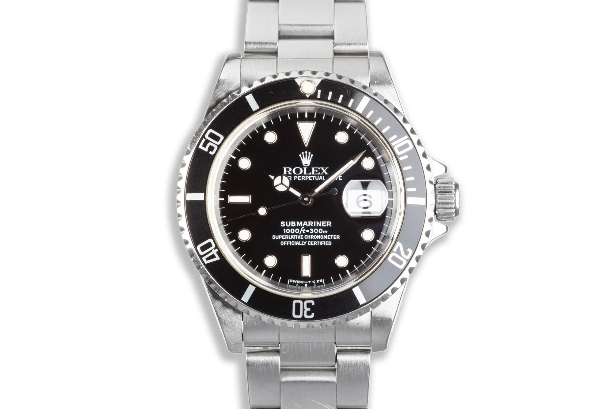 1996 Unpolished Rolex Submariner 16610