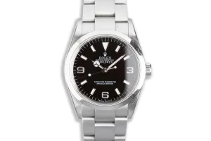 2009 Rolex Explorer 114270 with Box & Card