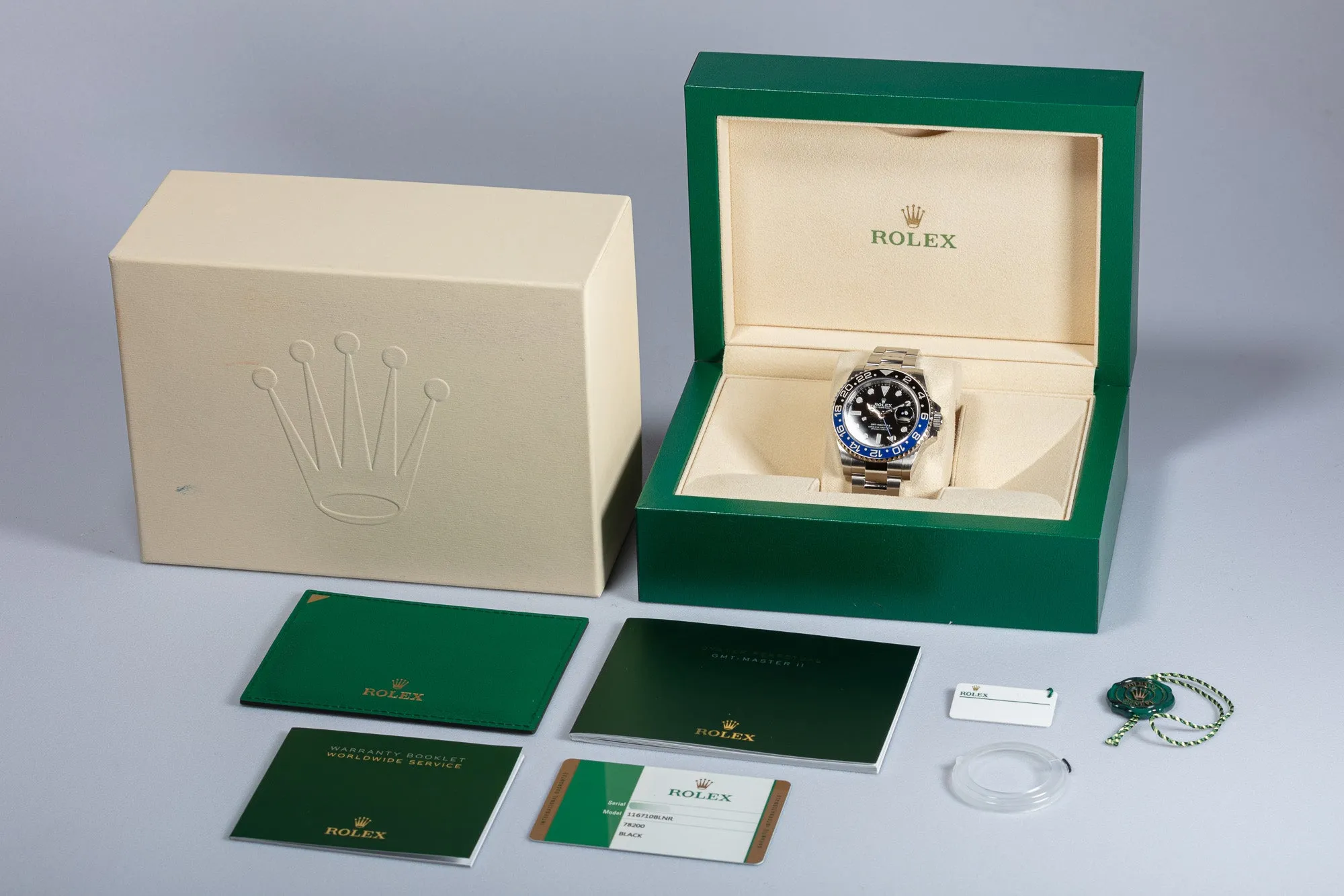 2018 Rolex GMT-Master II 116710BLNR "Batman" with Box & Card