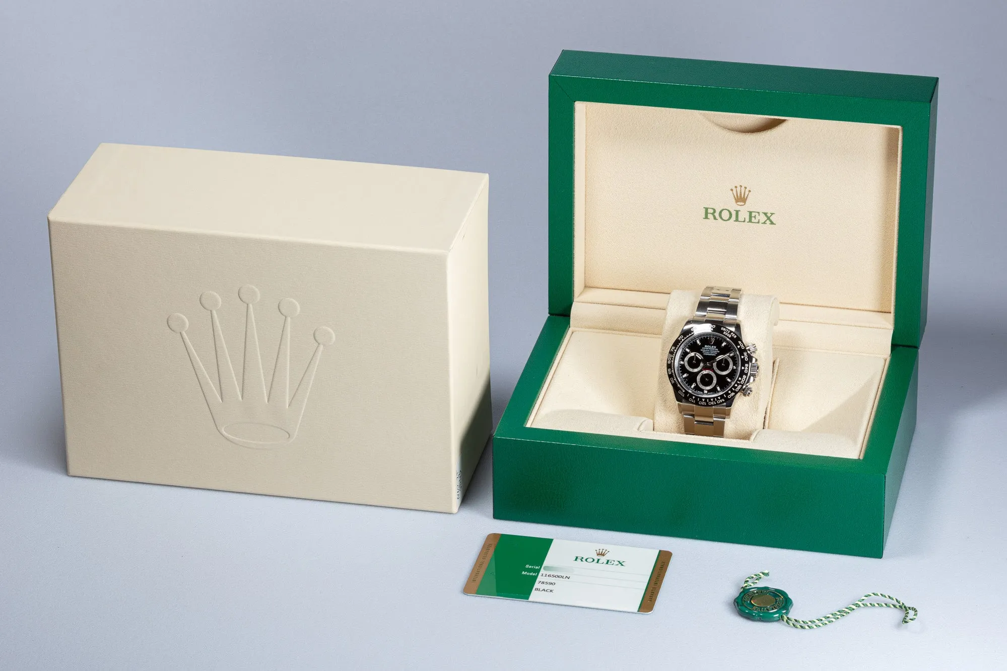2020 Rolex Daytona 116500LN Black Dial with Box & Card