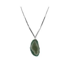 Agate Collection - Silver Jade Necklace (Wholesale)