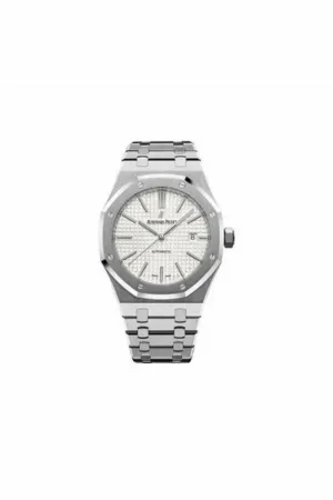 audemars piguet royal oak stainless steel 41mm silver toned dial men's watch