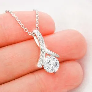 Badass Daughter Necklace-Silver Alluring Necklace