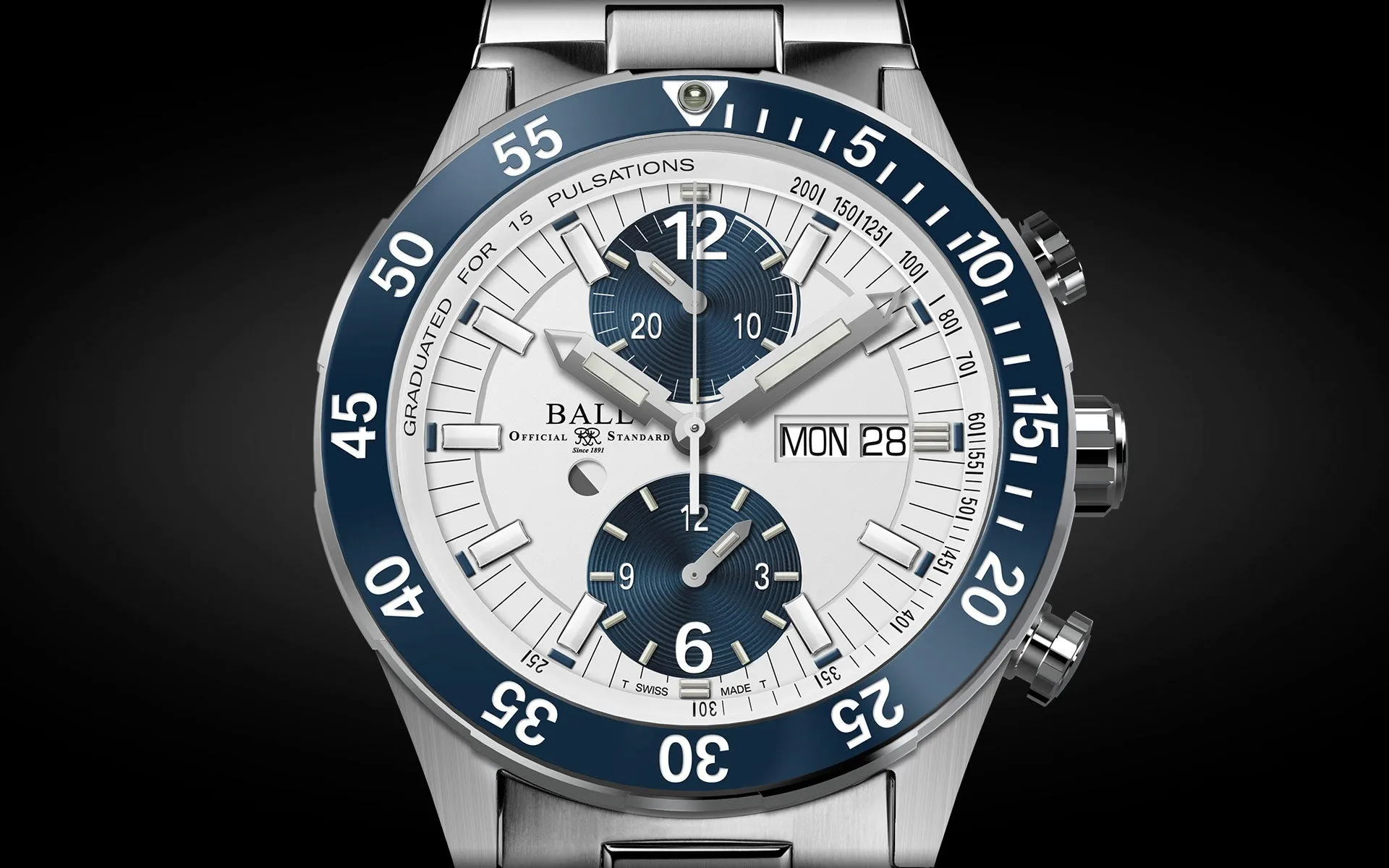 Ball Roadmaster Rescue Chronograph 41mm DC3030C