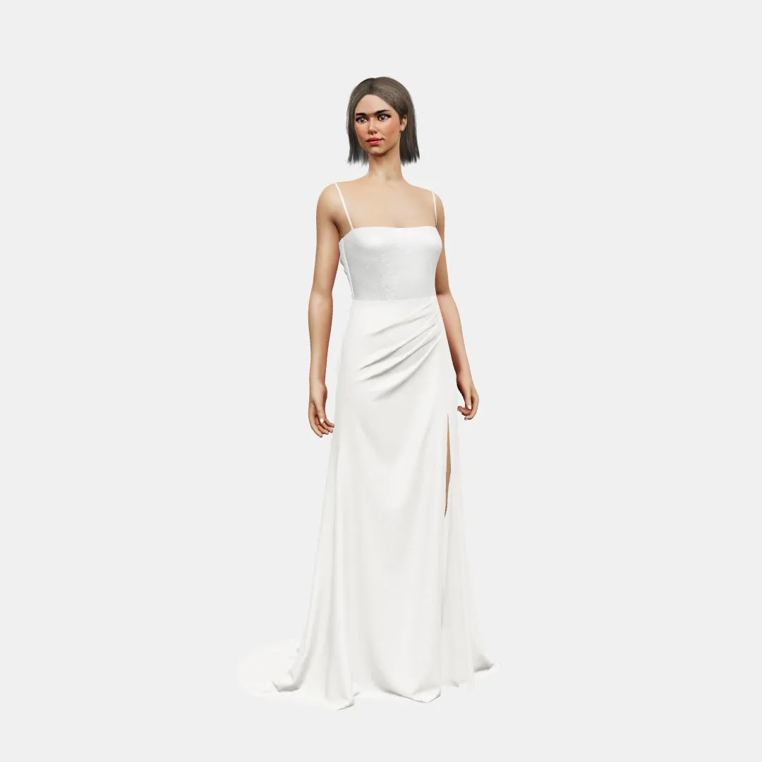 Bandeau and ties   draped