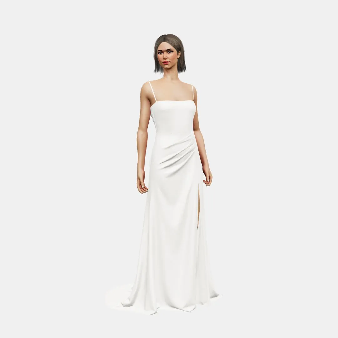 Bandeau and ties   draped