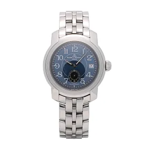 Baume & Mercier Capeland Watch Stainless Steel Blue Dial 39mm Automatic (Preowned)