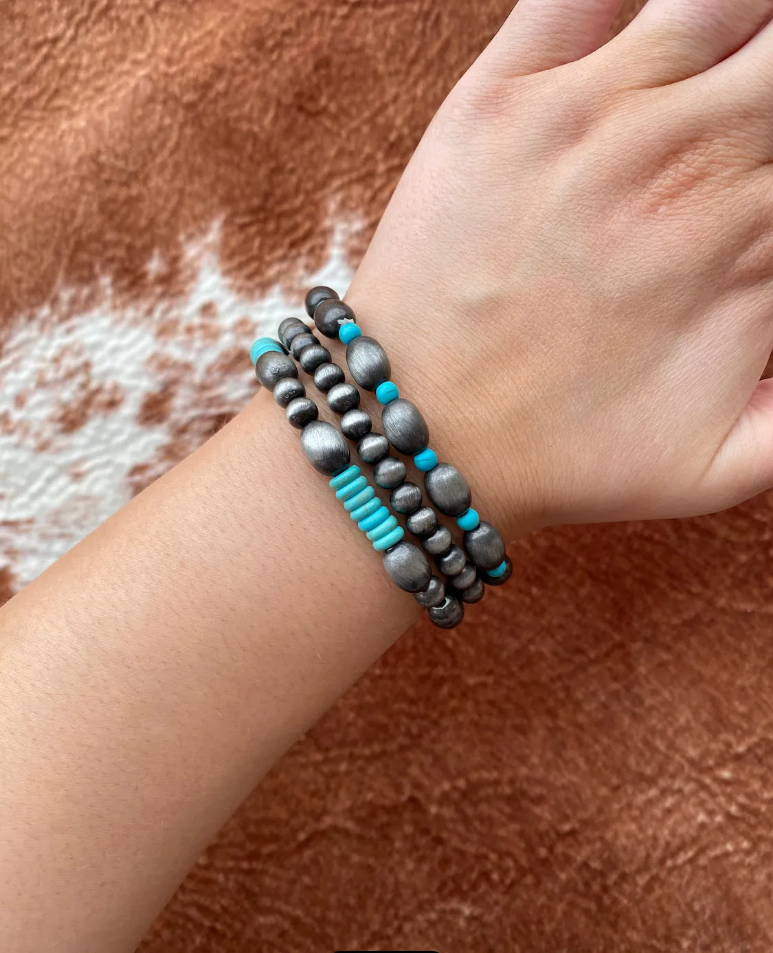 Beaded Stone Bracelet