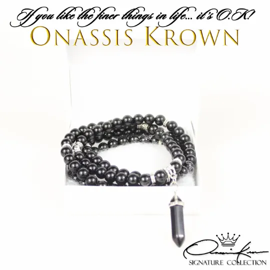 Black Onyx Mala Prayer Beads