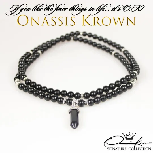 Black Onyx Mala Prayer Beads
