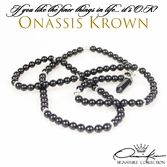 Black Onyx Mala Prayer Beads