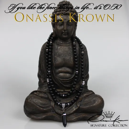 Black Onyx Mala Prayer Beads