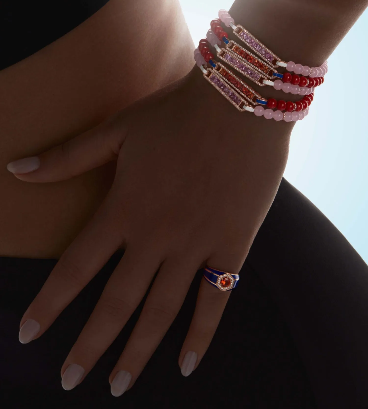 Boho pink earth