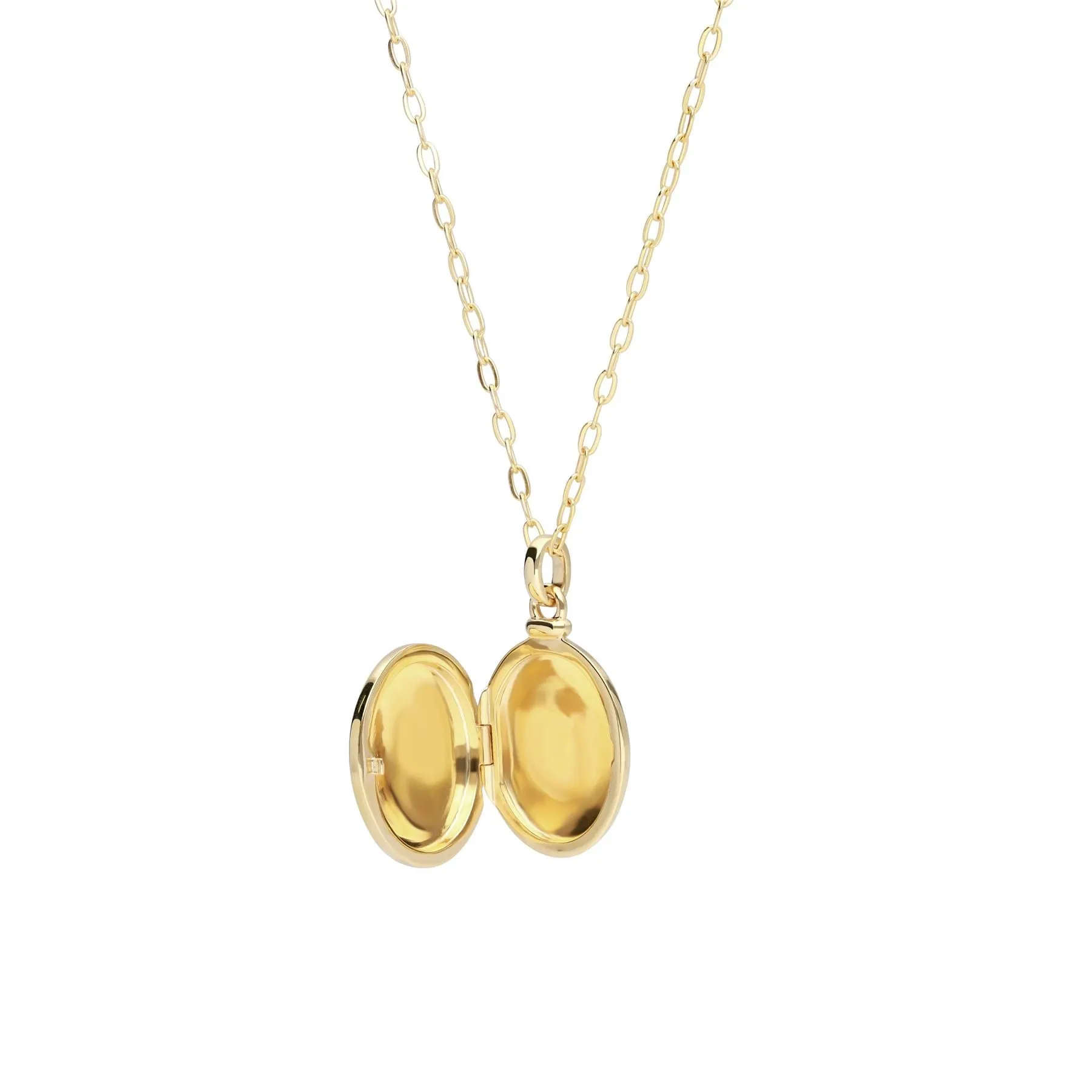 Bona Fide Schwarzer Onyx Oval Medaillon