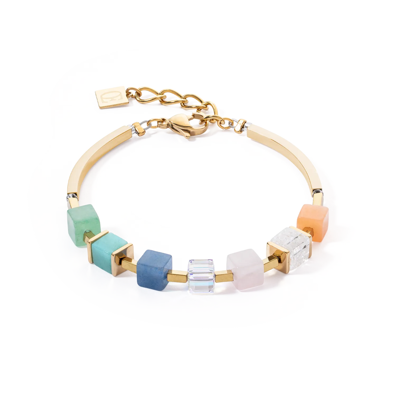 Bracelet Precious Statement Cubes multicolour-gentle