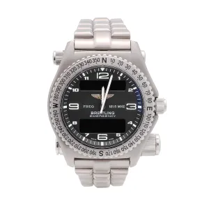 Breitling Emergency Titanium Digtal/Analog 42.5mm Quartz (Preowned)(SOLD AS IS)(NEEDS BATTERY)