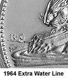 Canada Nickel 1964 5 cents  (Elizabeth II) 4.54gr .999