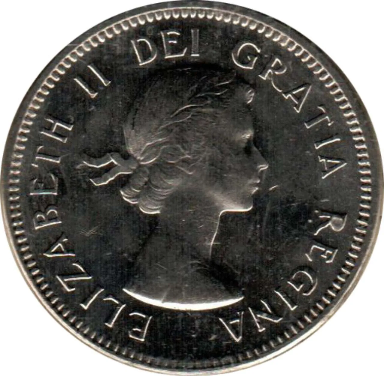 Canada Nickel 1964 5 cents  (Elizabeth II) 4.54gr .999