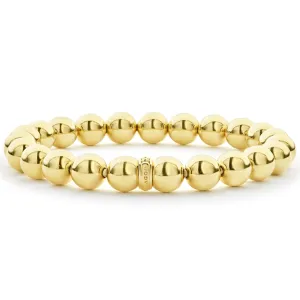Caviar Gold 18K Gold Bead Bracelet | 8mm