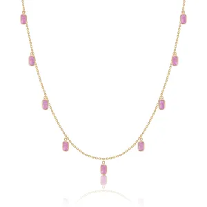 Chelsea Ruby Necklace,18K Gold