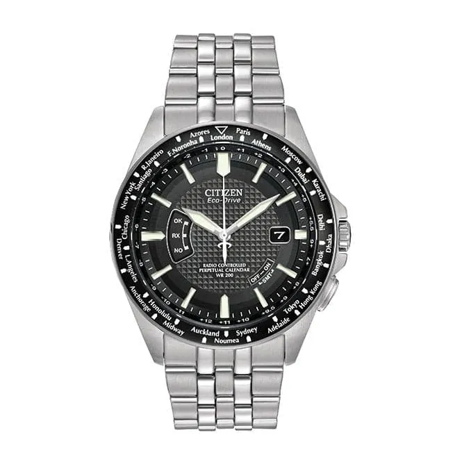 Citizen Men's Eco-Drive World Perpetual A-T Watch CB0020-50E