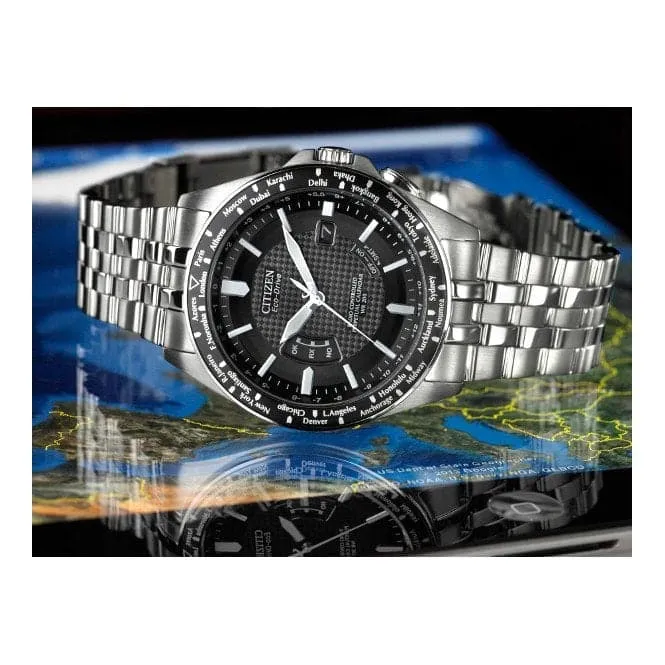 Citizen Men's Eco-Drive World Perpetual A-T Watch CB0020-50E