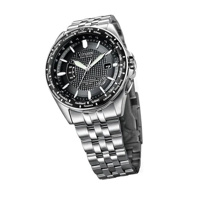 Citizen Men's Eco-Drive World Perpetual A-T Watch CB0020-50E