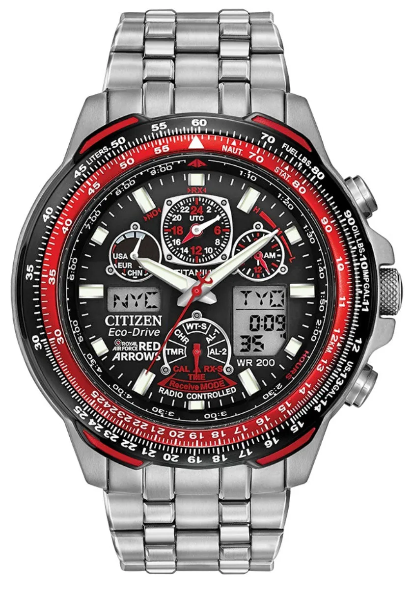CTZ Watch Red Arrows Skyhawk A.T Super Titanium Eco Drive Mens