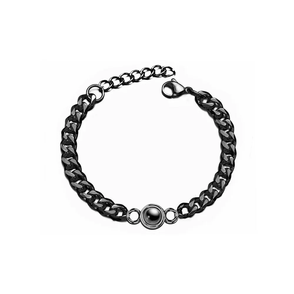 Custom Photo Projection Cuban Bracelet