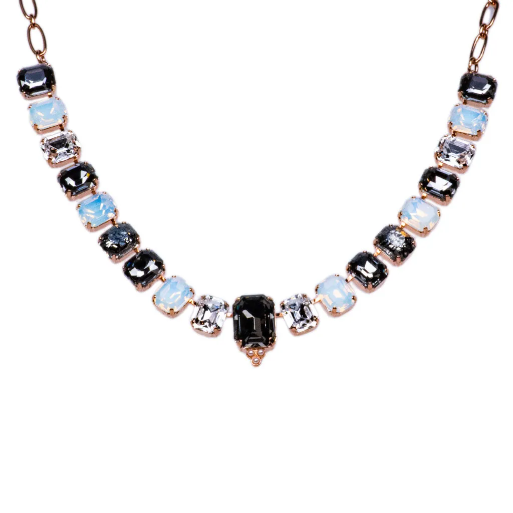 Emerald Cut Trio Cluster Necklace in "Ice Queen" *Custom*