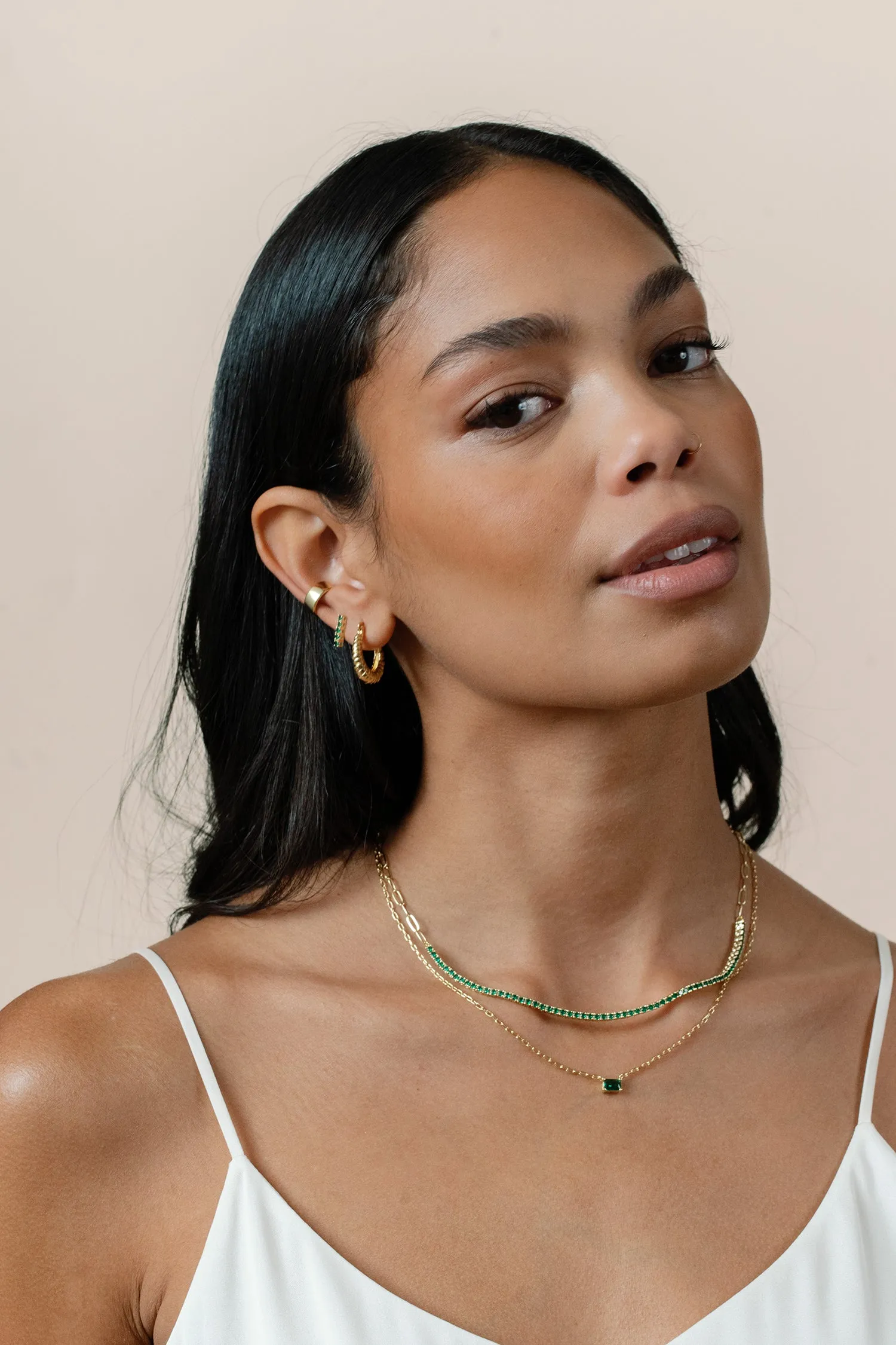 Ezra Pavé Chain Necklace