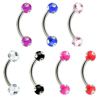Glamour Gem Eyebrow Ring