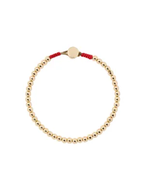 Gold Baby Bead Men's Bracelet