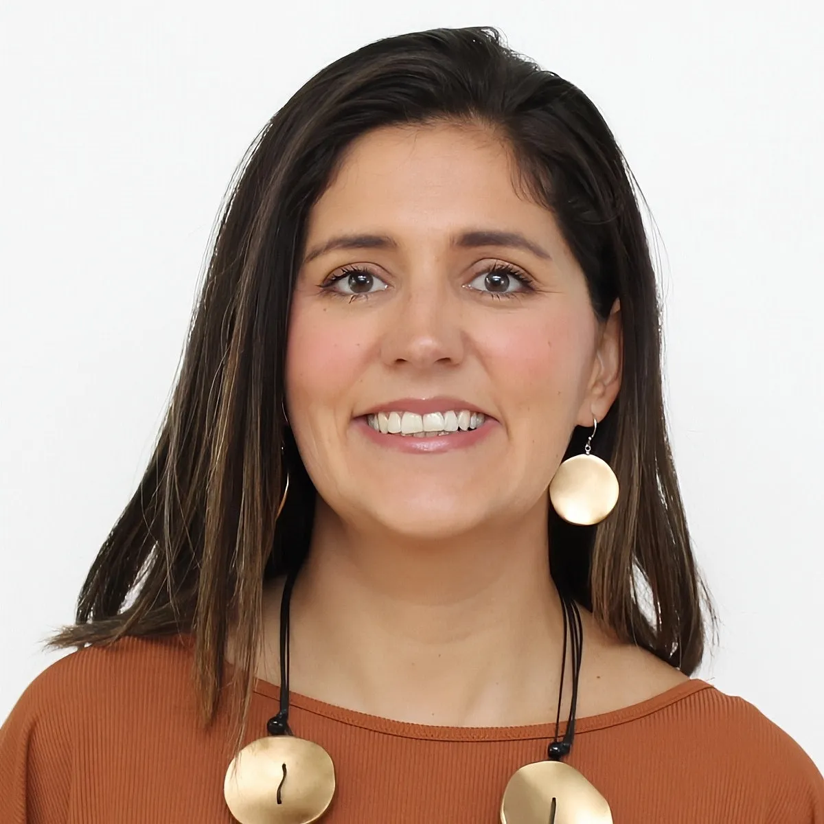 Gold Tone Kemina Dangle Earrings