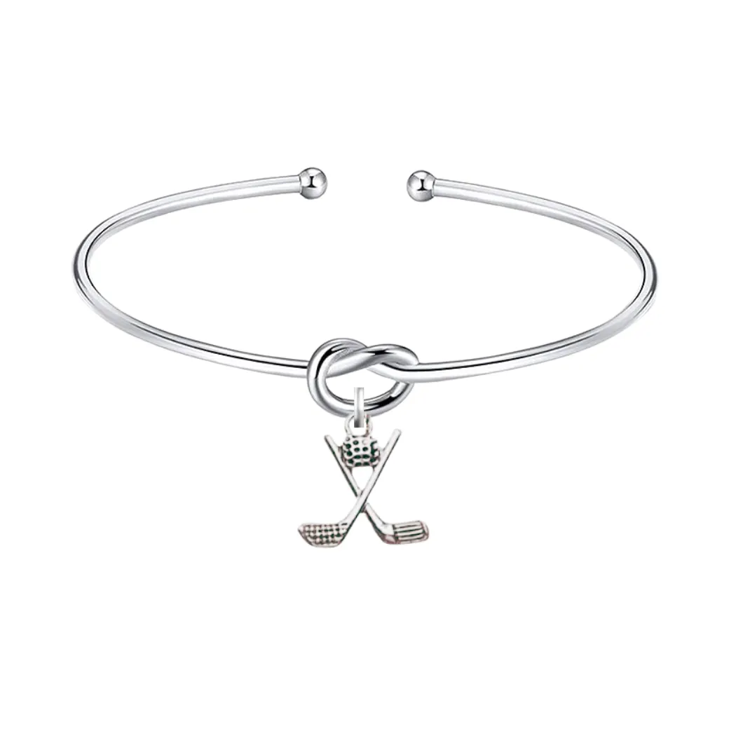 Golf Knot Charm Bracelet