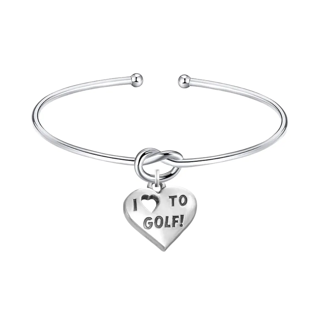 Golf Knot Charm Bracelet