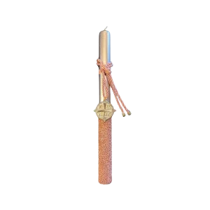 Greek Orthodox Easter Lambades Dazzle Rose Gold Konstantinato