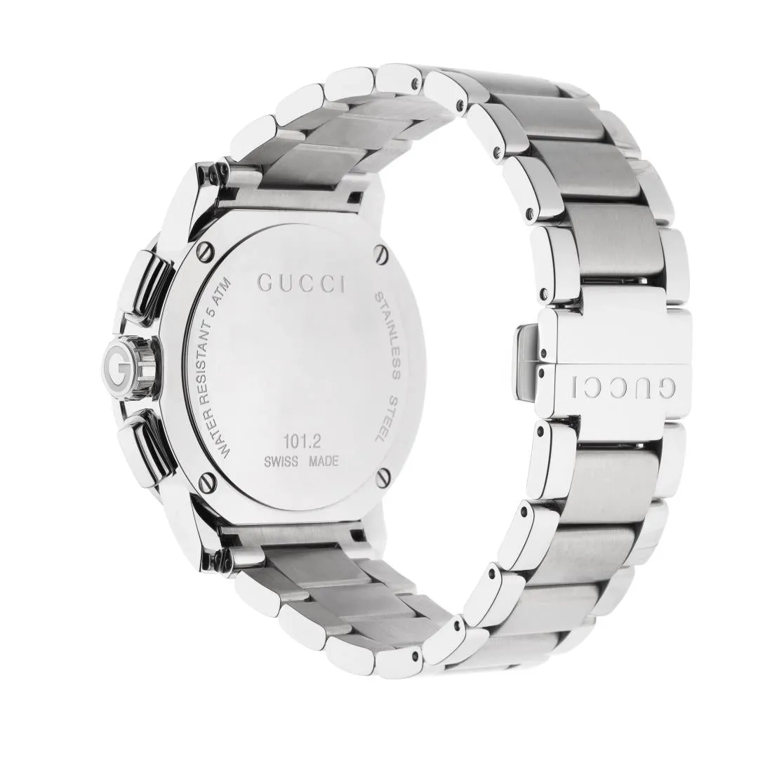 Gucci G-Chrono XL Stainless Steel Black Dial 44mm Quartz