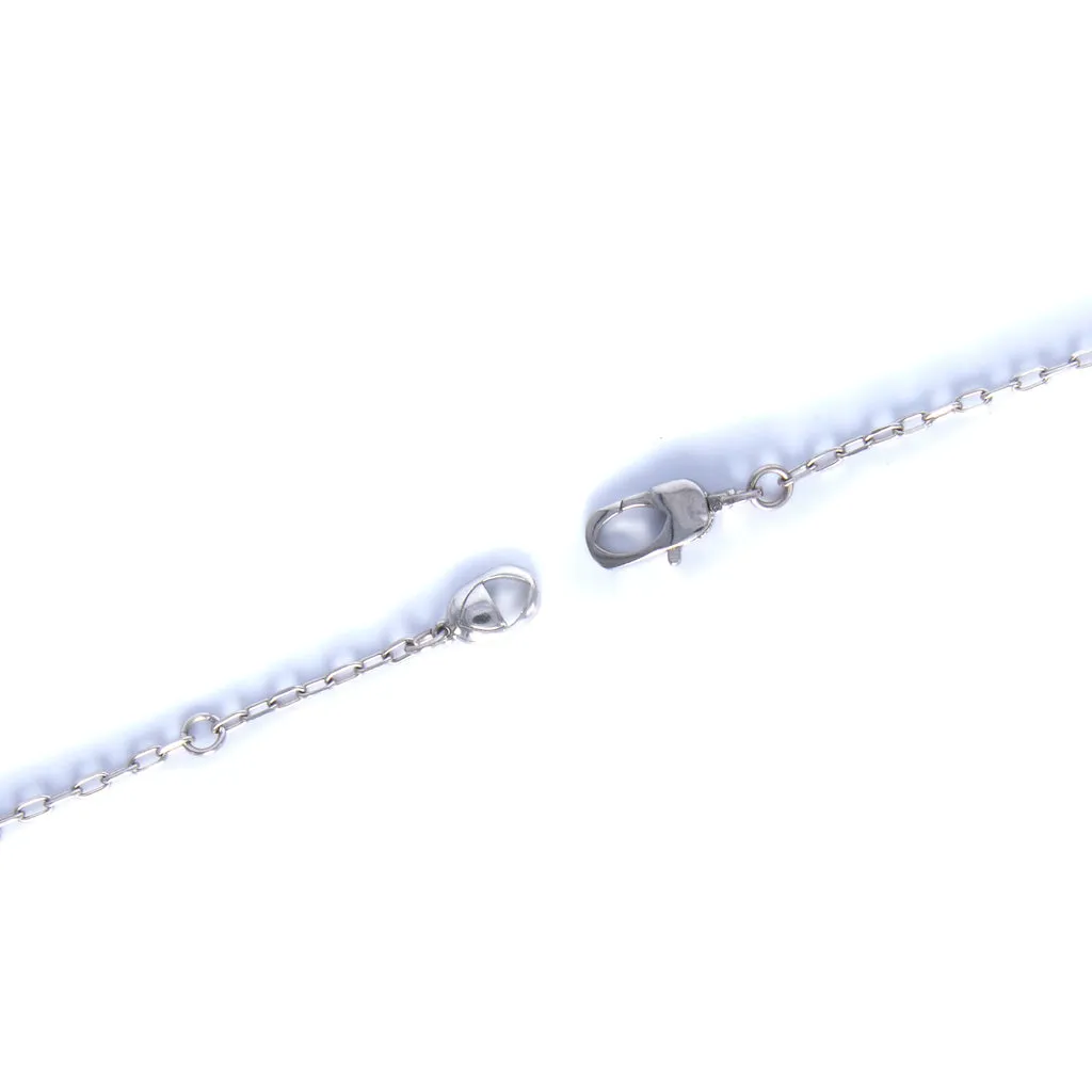 Hex Capsule Pendant - Silver