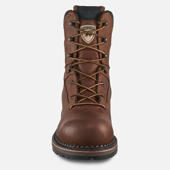 Irish Setter by Red Wing Shoes 83876 Edgerton 8-inch Waterproof Leather Non-Metallic Safety Toe Boot