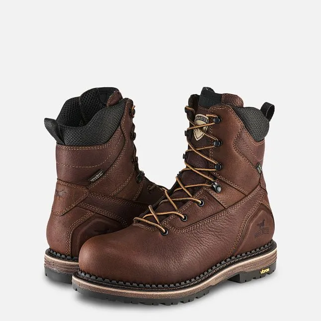 Irish Setter by Red Wing Shoes 83876 Edgerton 8-inch Waterproof Leather Non-Metallic Safety Toe Boot