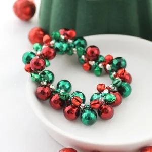 Jingle Bell Christmas Bauble Stretch Bracelet